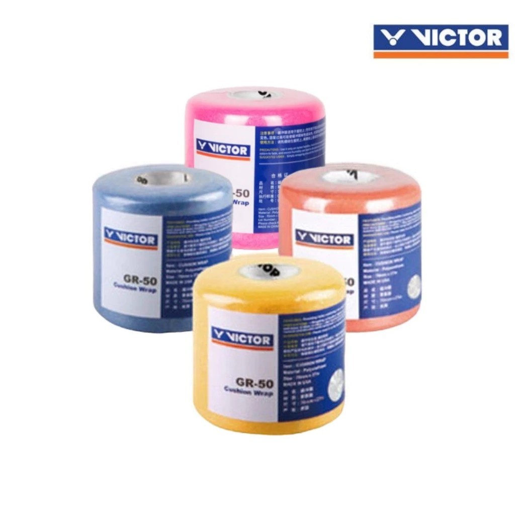 ผ้าพันรองกริปไม้แบดมินตัน VICTOR CUSHION WRAP GR50