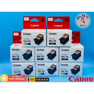 ตลับหมึก หัวพิมพ์ Canon BH-70 ดำ / CH-70 สี แท้ใหม่100% G2020/G3020/G3030/G2730/G3060/G3730/G1020
