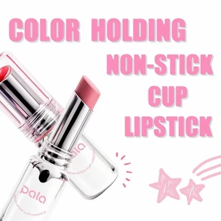 PALA ลิป เนื้อมูสครีมมี่ ฟินิชซอฟต์แมตต์ COLOR HOLDING NON-STICK CUP LIPSTICK 10เฉดสี 3g