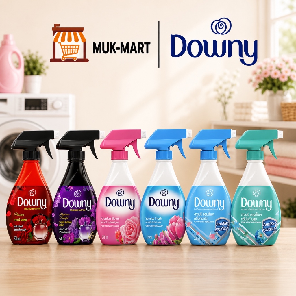 Downy สเปรย์ปรับผ้านุ่ม 370ML Sunrise Fresh | Garden Bloom | Mystique | Passion | Antibac Bouquet | Antibac Floral