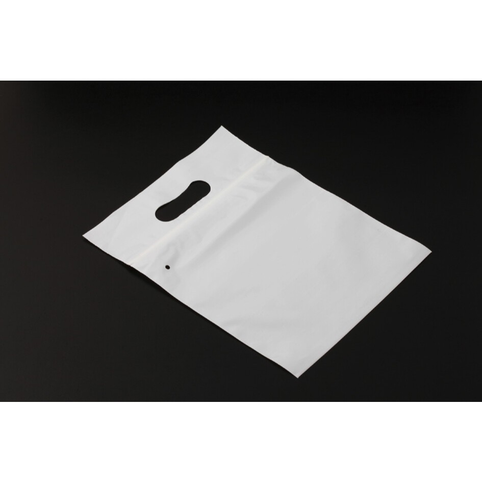 Handle Zipper Bag PE 200x260mm Clear Storage Pouch 0.07mm Made in China