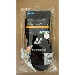 [ของแท้💯 พร้อมส่ง 🇯🇵] ถุงเท้า Yonex 3D Ergo Socks ข้อกลาง Made in Japan เกรดแข่งขัน นักกีฬาทีมชาติ
