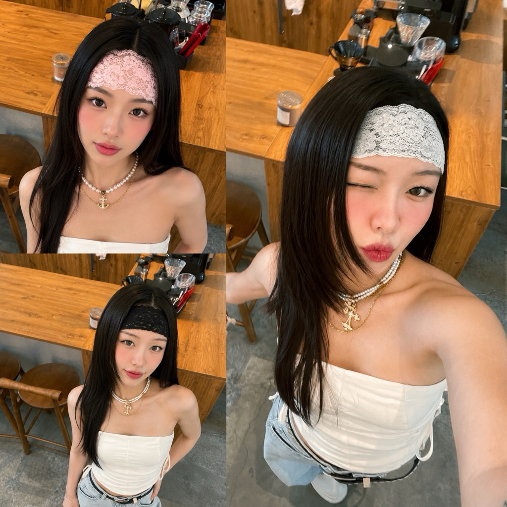 พร้อมส่ง Headband  ที่คาดผมลูกไม้ ใส่สบาย (ส่งด่วน , COD)