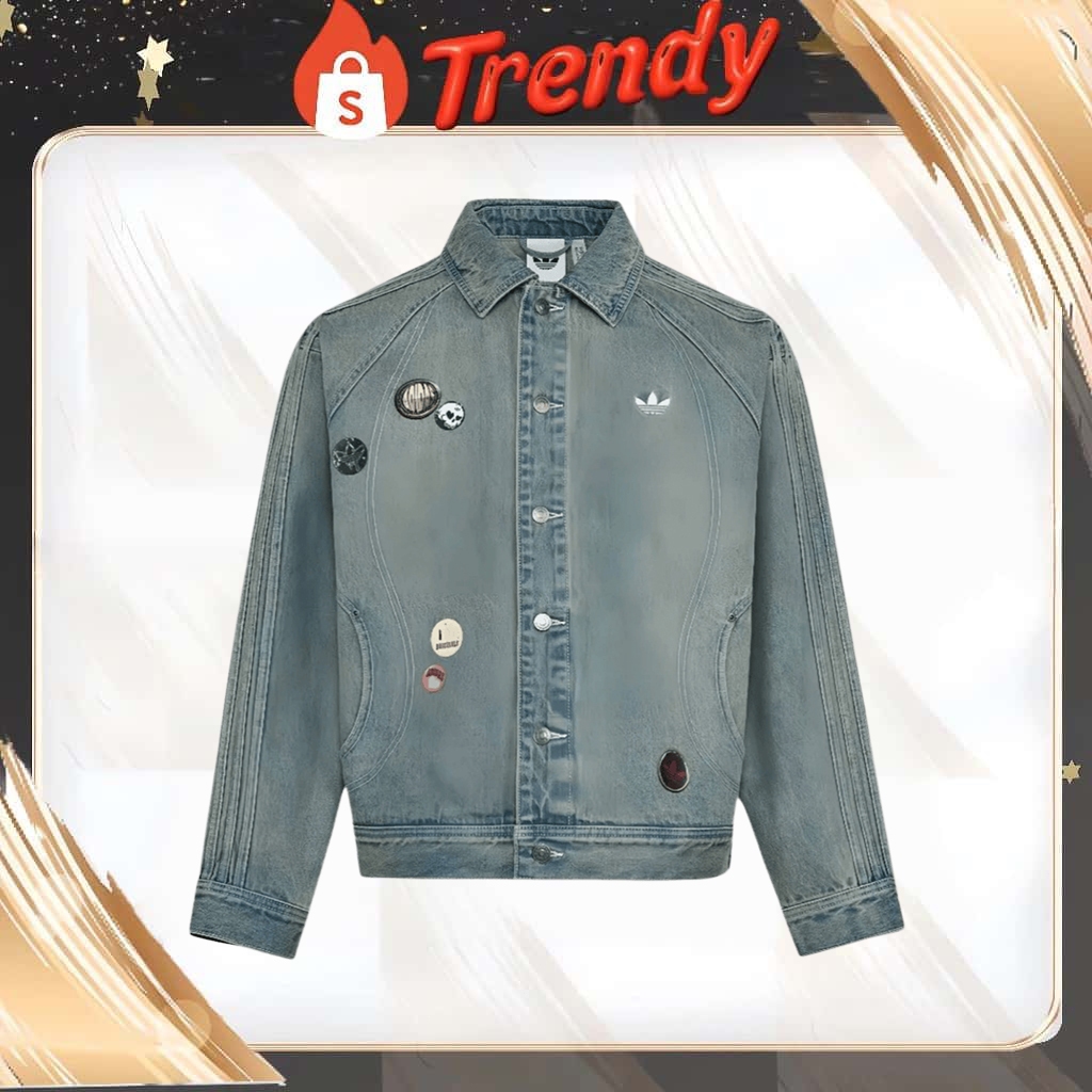 ของแท้ 100 % Ad Originals Denim Jacket เสื้อคลุมเดนิมสตรีท