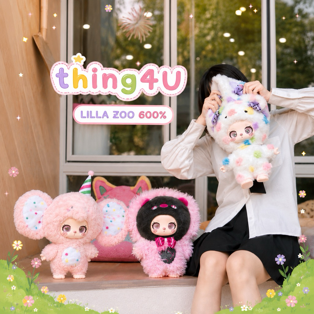 💕พร้อมส่ง 💕ตุ๊กตา liila 600% แบบเช็กตัว มือ1นอนกล่อง  (หายากแล้ว)