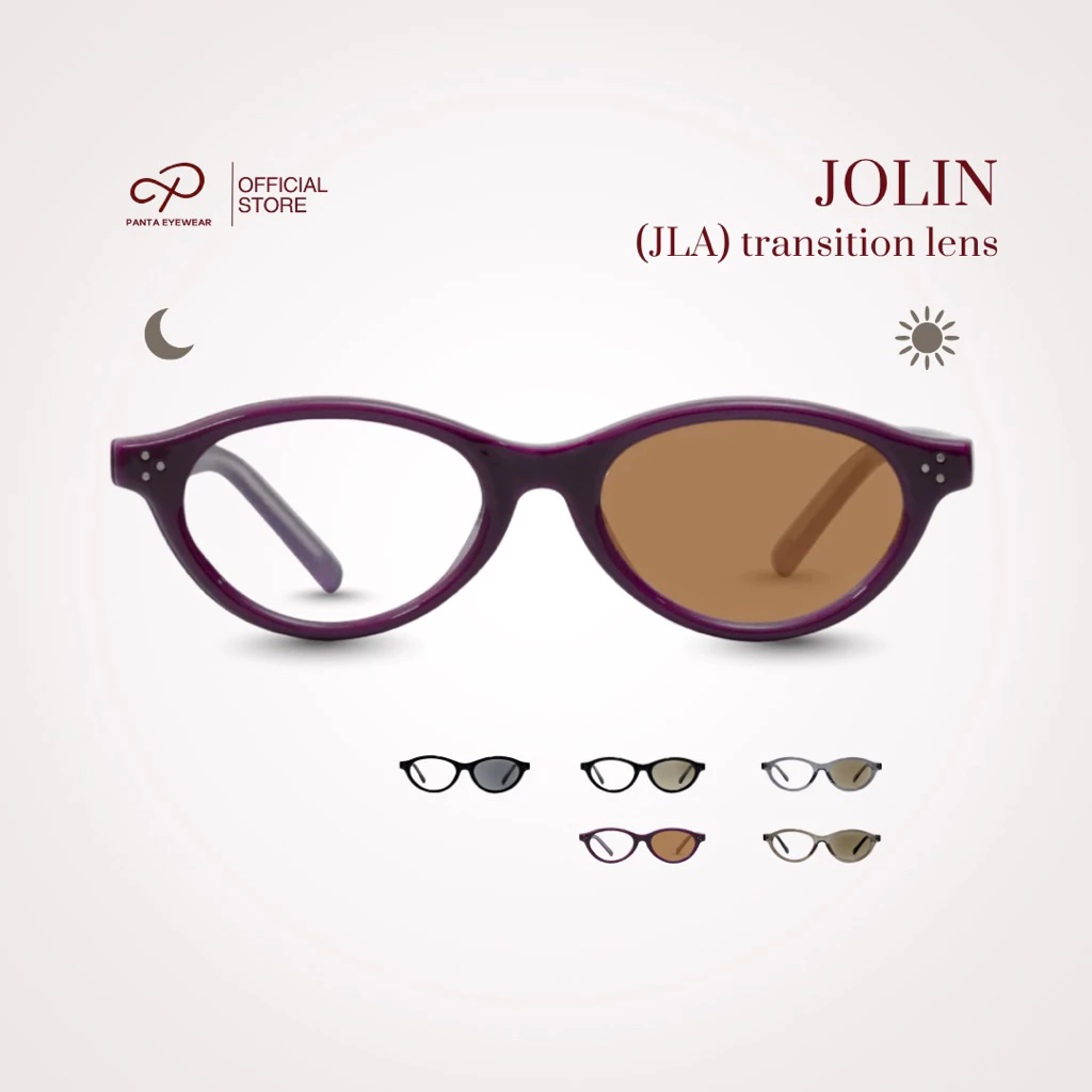 PANTA | JLA : JOLIN (โจลิญ) แว่นกรองแสงสีฟ้าออกแดดเปลี่ยนสี