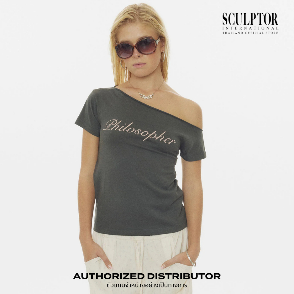 SCULPTOR® เสื้อ Hook Me Up Layered Tee