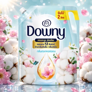 Downy น้ำยาปรับผ้านุ่ม 2000ML Cotton Love | Sunrise Fresh | Passion | Mystique | Blissful |
