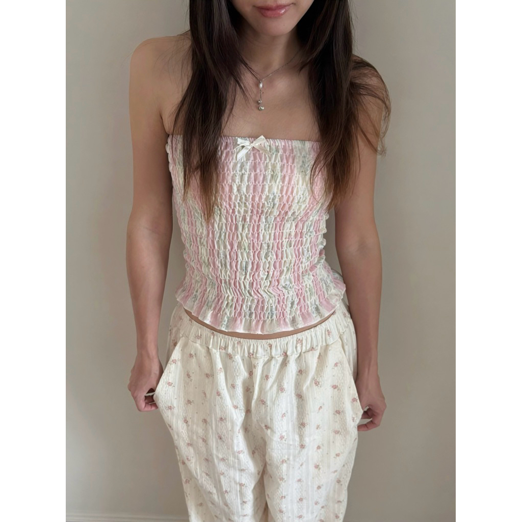 Seaside Smock (cream, wildflower)