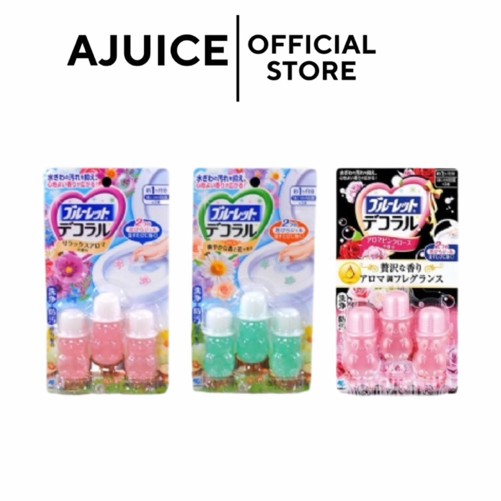 💚🇯🇵Kobayashi Bluelet Toilet Bowl Cleaner เจลทำความสะอาดโถส้วมรูปทรงหมีจากประเทศญี่ปุ่น