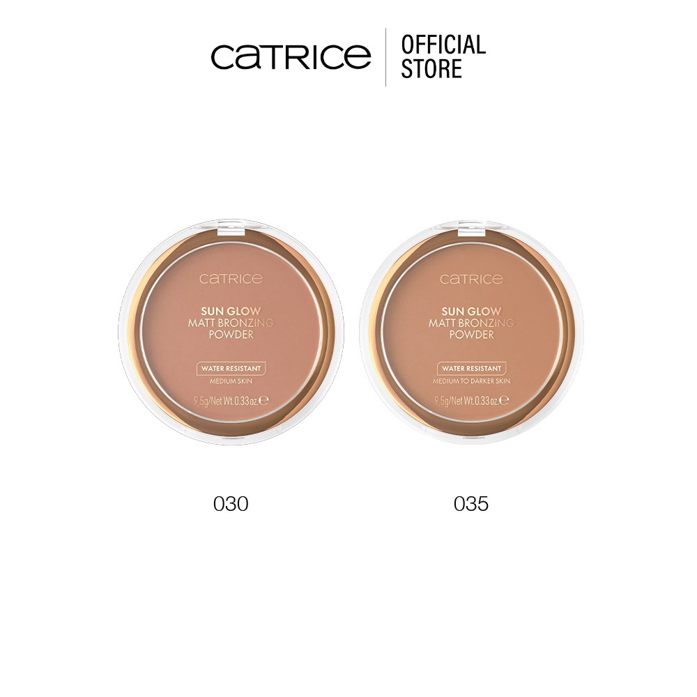 Catrice Sun Glow Matt Bronzing Powder บรอนซ์เซอร์เนื้อแมตต์ คอนทัวร์