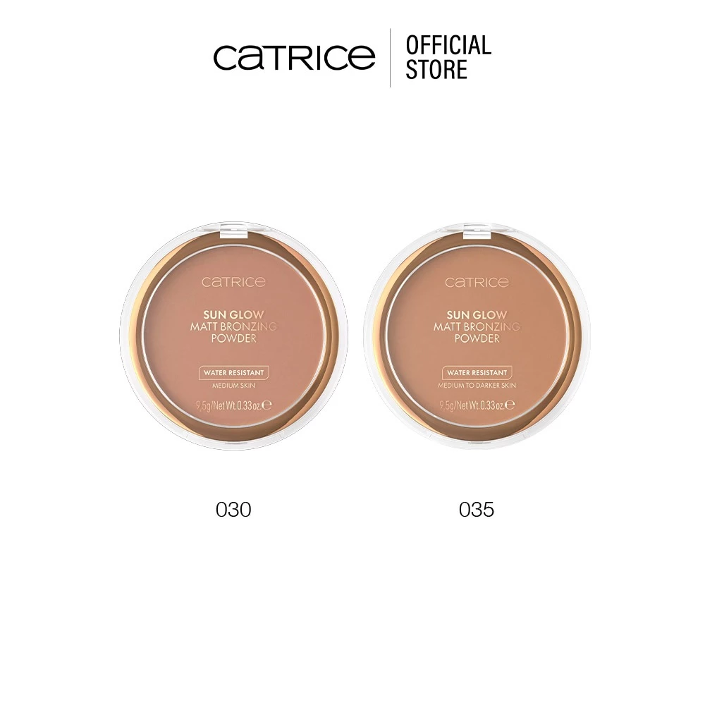 Catrice Sun Glow Matt Bronzing Powder บรอนซ์เซอร์เนื้อแมตต์ คอนทัวร์