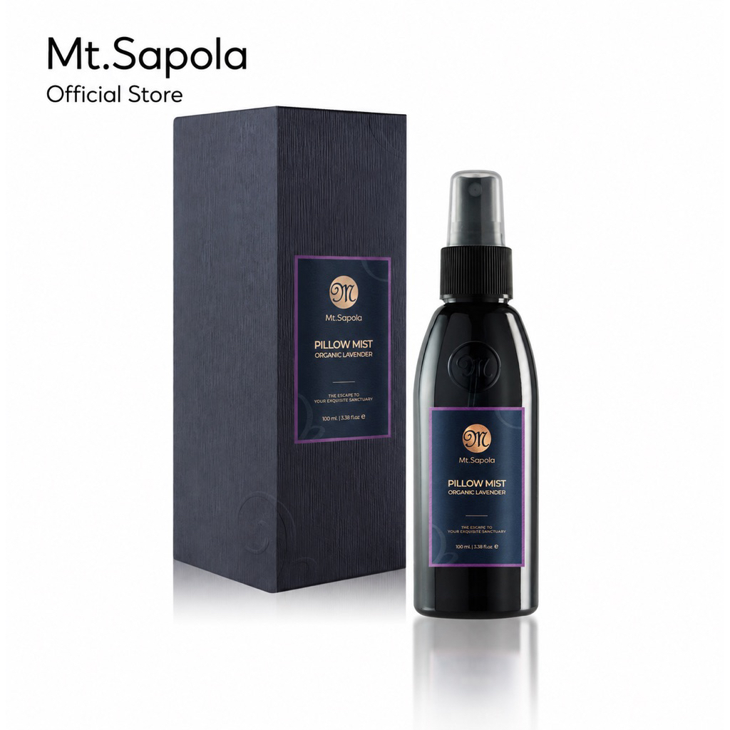 Mt.Sapola Pillow Mist Organic Lavender 100ml. (เม้าท์ เซโพลา สเปรย์ฉีดหมอนออร์แกนิคลาเวนเดอร์)