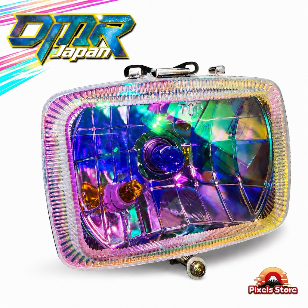 (พร้อมส่ง) DMR-JAPAN - ไฟหน้าเลนส์รุ้ง KSR110