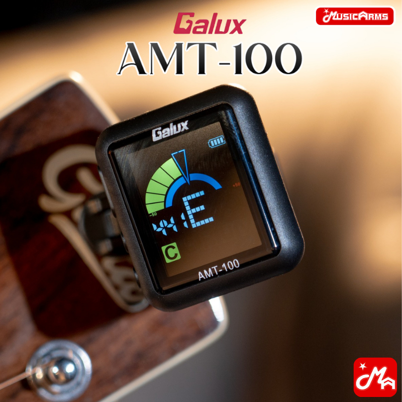 Galux AMT-100 3 in 1 เครื่องตั้งสาย AMT100 Guitar Tuner จูนเนอร์ ส่งด่วนทันที