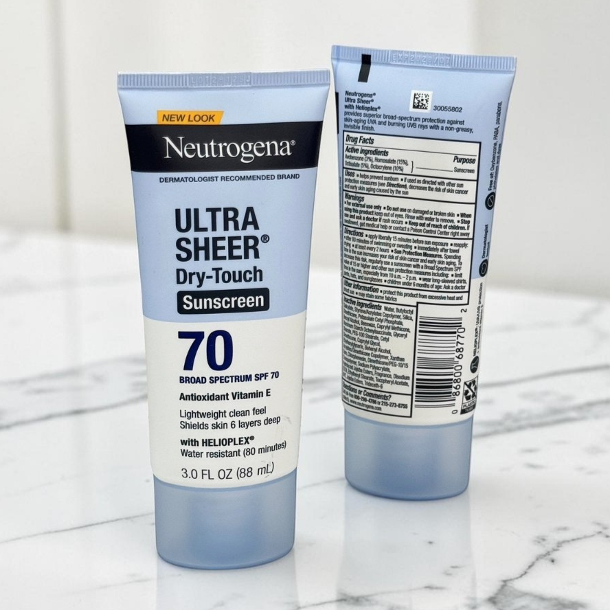 กันแดด Neutrogena  Ultra Sheer Dry-Touch Sunscreen มีขนาดให้เลือก