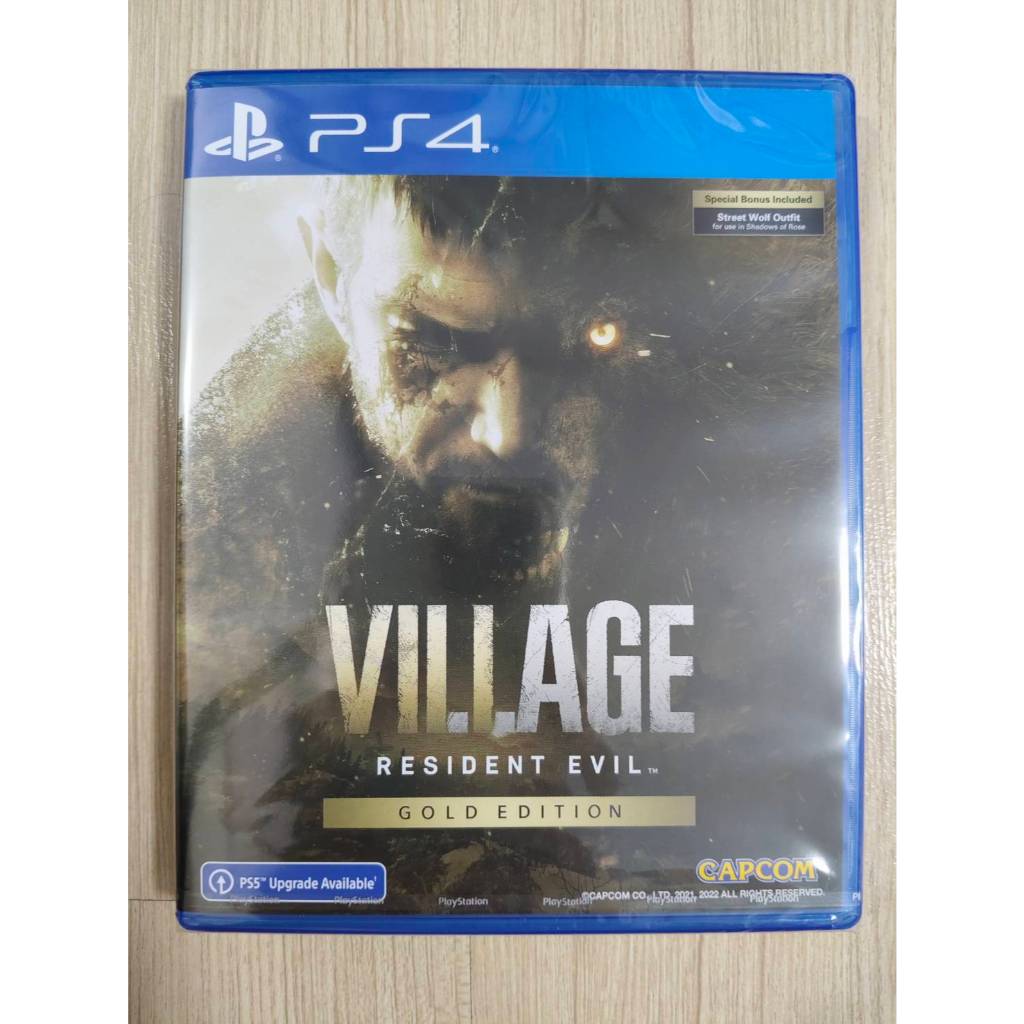 มือ 1 PS4 Resident Evil Village RE VIII 8 Gold Edition (Z3/Asia) ซับไทย อัพเกรด ps5 ฟรี ของใหม่ในซีล