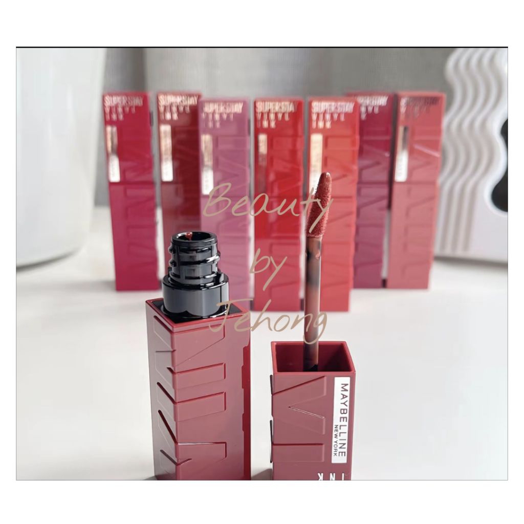 ลิปสติกจิ้มจุ่ม Maybelline Superstay Vinyl Ink เงาวาว ติดทนนาน 16 ชั่วโมง