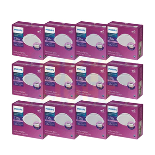 (ยกลัง12ชิ้น) Philips Meson โคมไฟดาวน์ไลท์ ฝังฝ้า 5.5W 9W 13W 17W 21W 24W หน้ากลม ฟิลิปส์ รวม VAT
