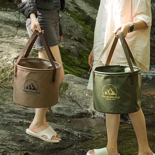 5L/10L/20L ถังน้ำแคมป์ปิ้งพับได้ ถังน้ำแข็ง ถังน้ำพับได้ สําหรับตั้งแคมป์ ท่องเที่ยว[COD]