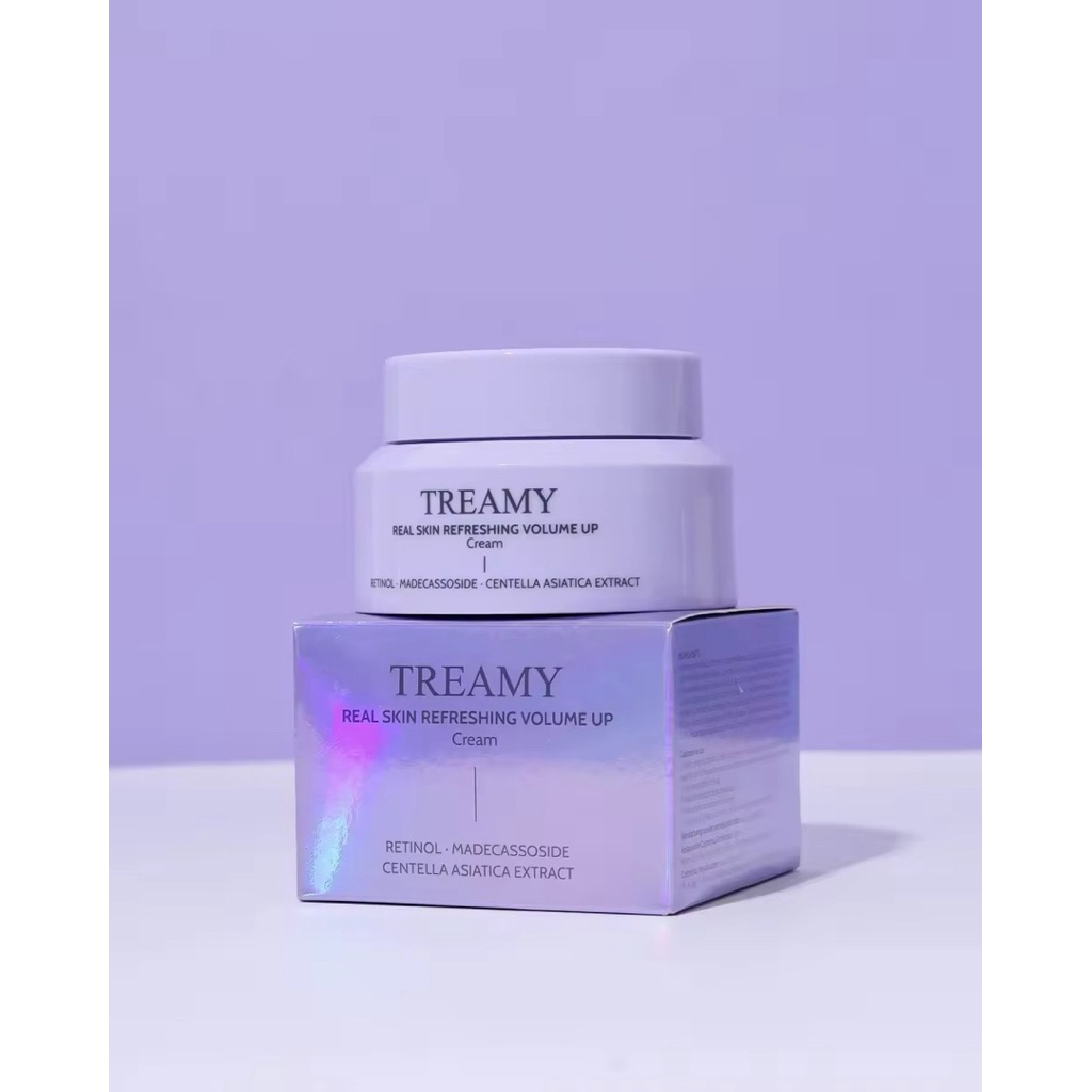 TREAMY Real Skin Refreshing Volume Up50mlสูตรไวท์เทนนิ่งบำริ้วรอย