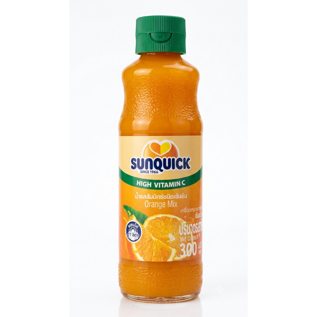 [8850332501087] Sunquick Orange 300 Cc. ซันควิก รสส้ม 300 ซีซี
