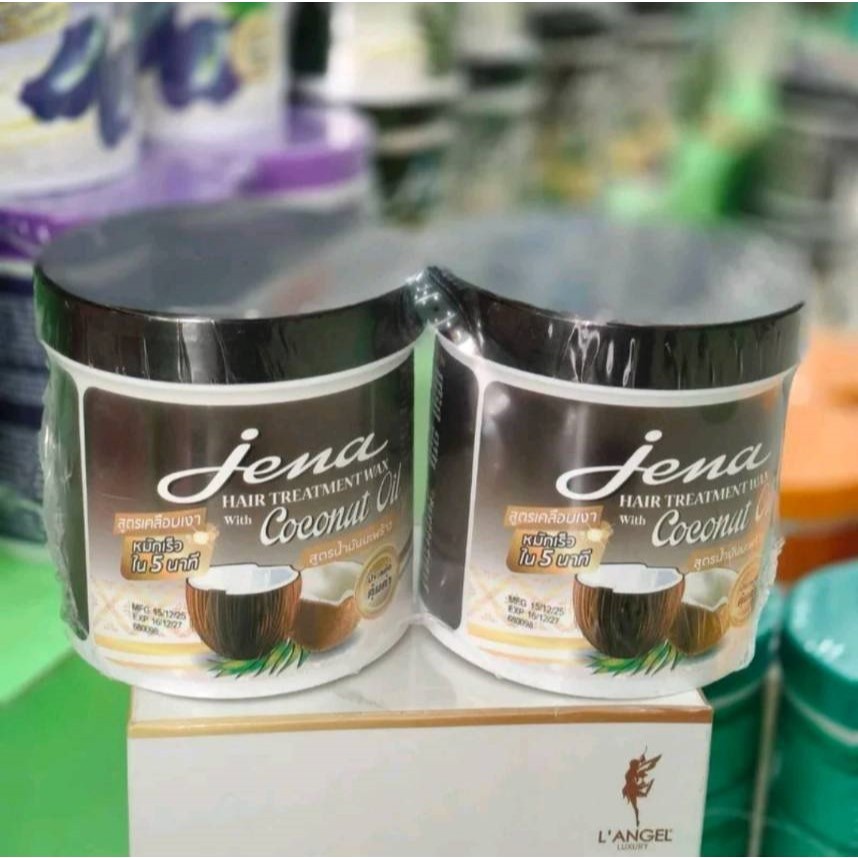 [ แพ็คคู่ ] Jena Hair Treatment Wax เป็นครีมหมักผม และบำรุงเส้นผม กลิ่นหอม พร้อมส่ง