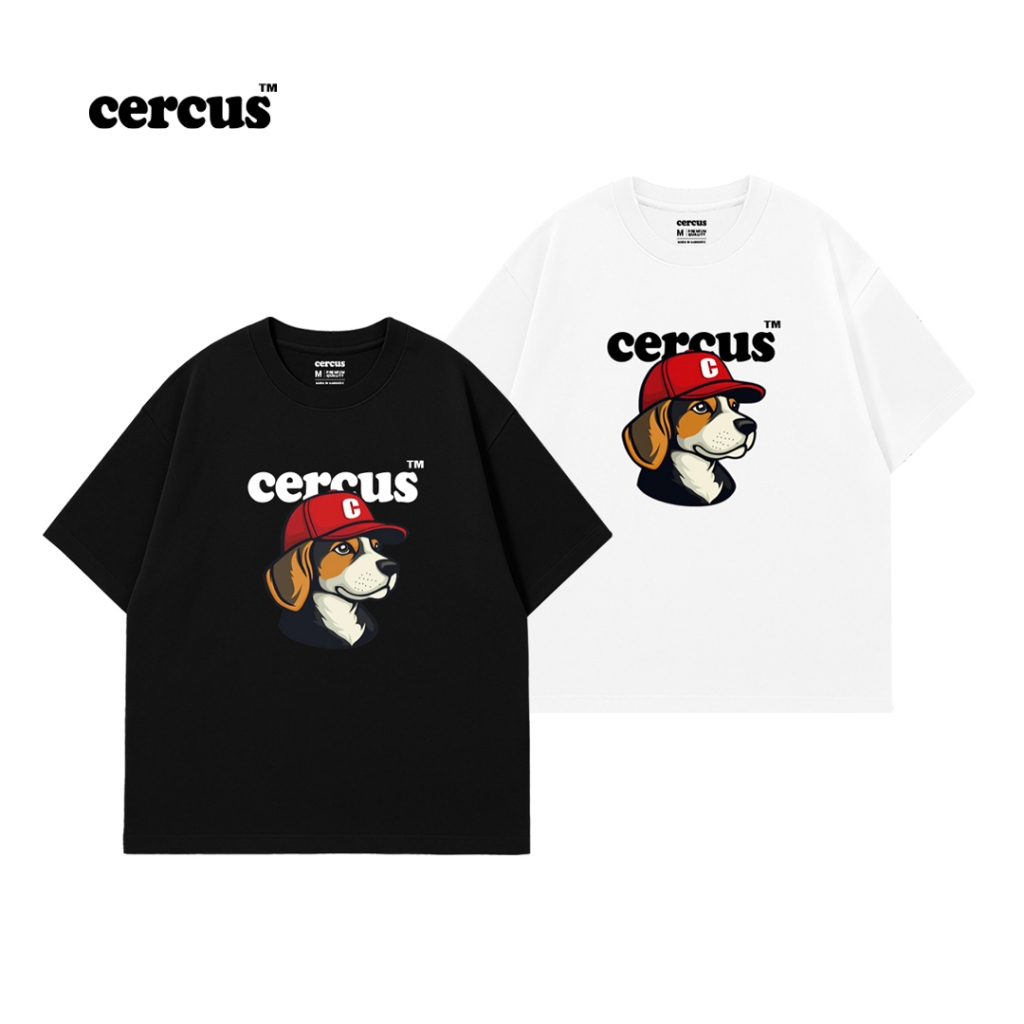 CERCUS-DOG BOY เสื้อยืดคอกลม ผ้าCOTTON100%