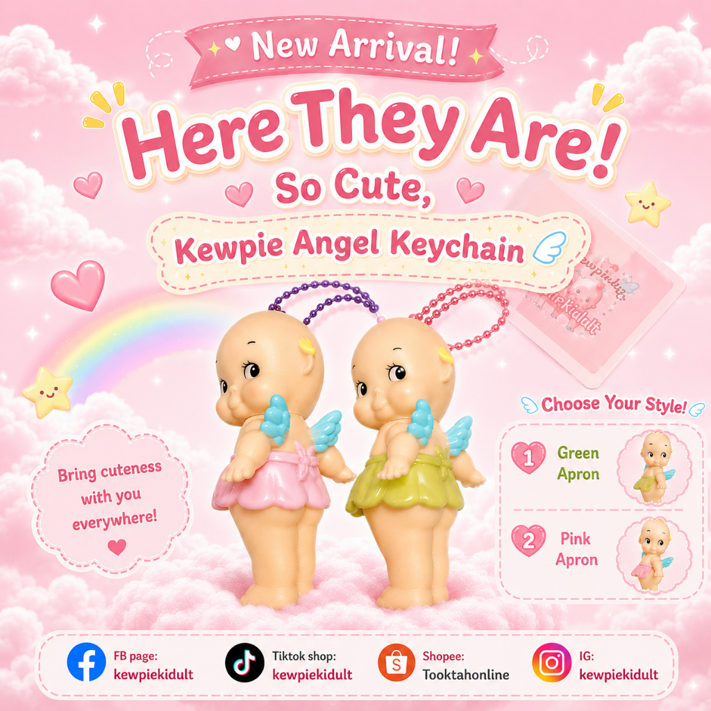 พวงกุญแจ Kewpie Angel Keychain ลิขสิทธิ์แท้จากญี่ปุ่น