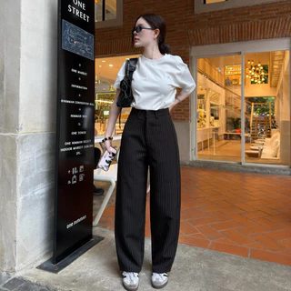 รุ่นLena barrel pants กางเกงทรง barrel ที่กำลังมาแรง
