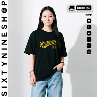 เสื้อยืดผ้าคอตตอน M-4XL พิมพ์ลาย " Sixtynine 69 " พร้อมส่ง