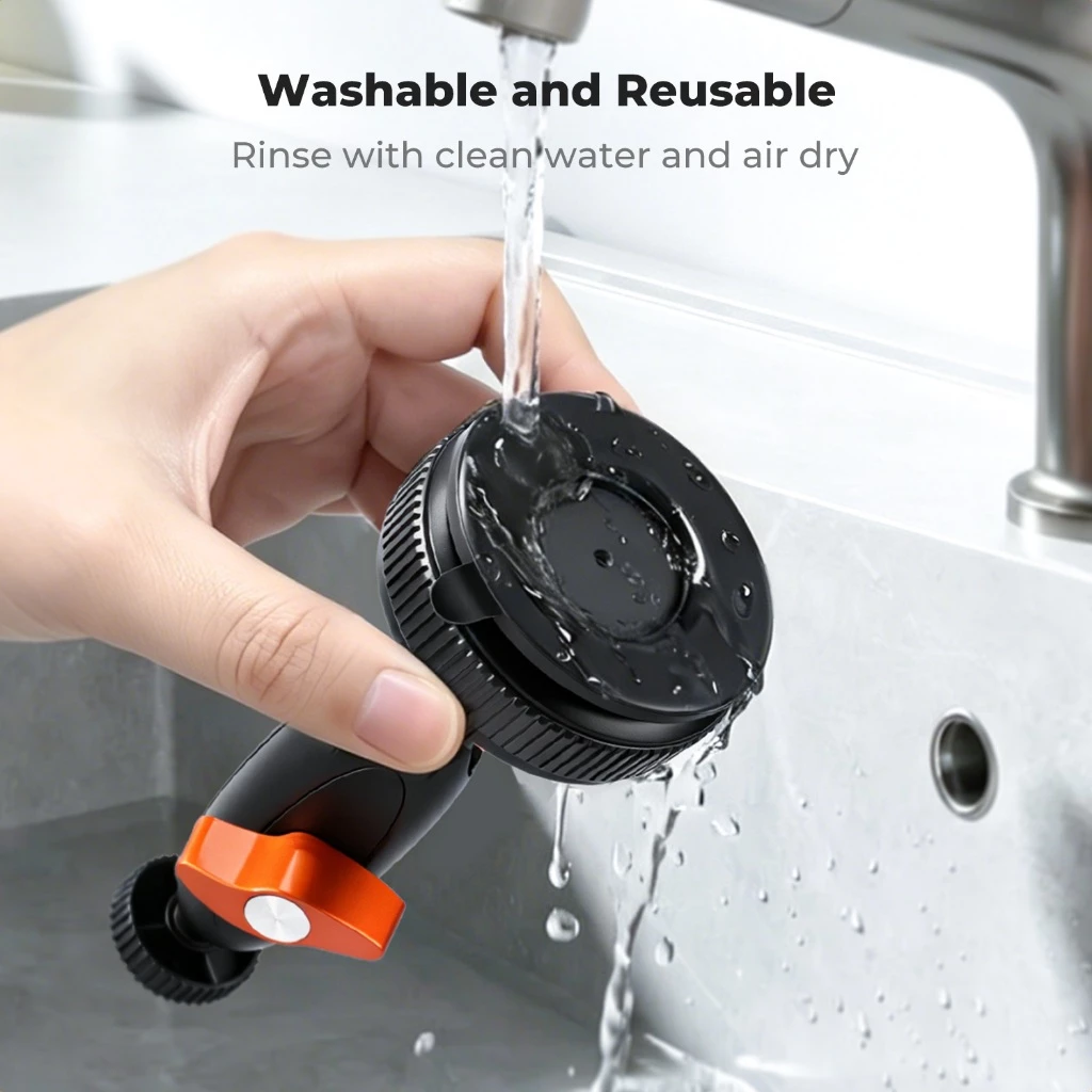 K&F CONCEPT Suction Cup Mount ที่ตั้งกล้องแบบตัวดูด สําหรับ Gopro /DJI OSMO Action /Insta360 thumbnail 8