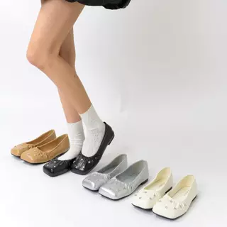 Mellowco รุ่น Gemma Flat รองเท้าหุ้มส้นหัวเหลี่ยม MJ-6110