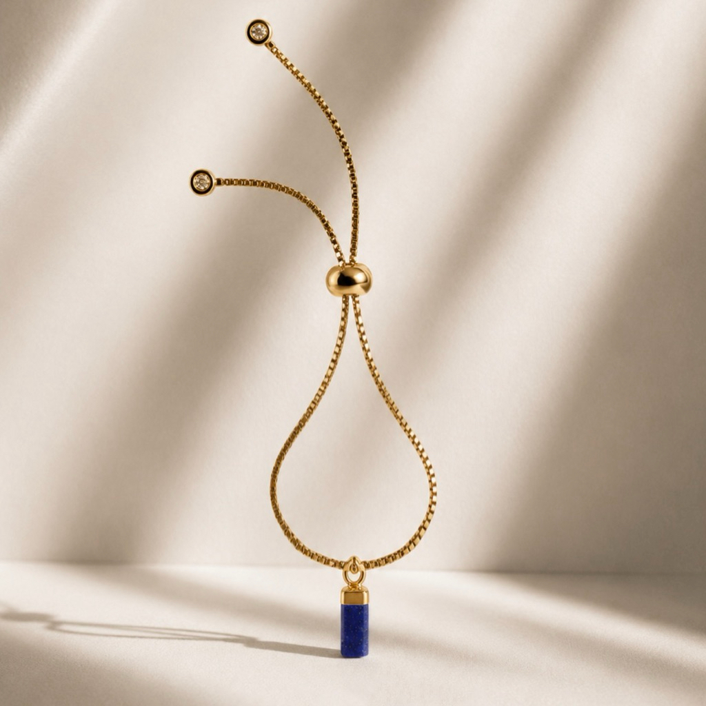 สร้อยข้อมือ Gold Bracelet Lapis Lazuli