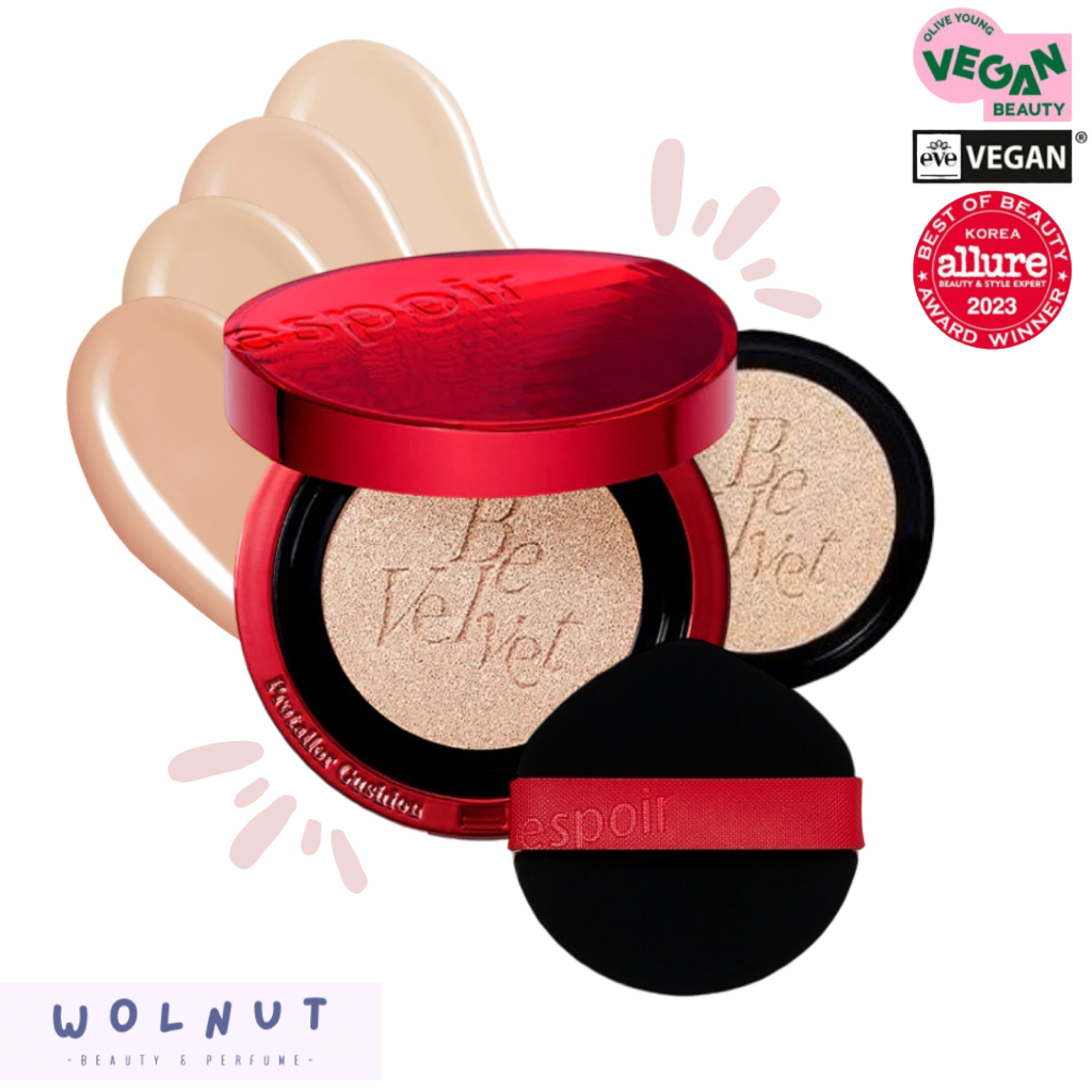 (🐳พร้อมส่ง) ESPOIR Pro Tailor Be Velvet Cover / Be Glow Cushion New Class คุชชั่น ตลับแดง ตัวดัง