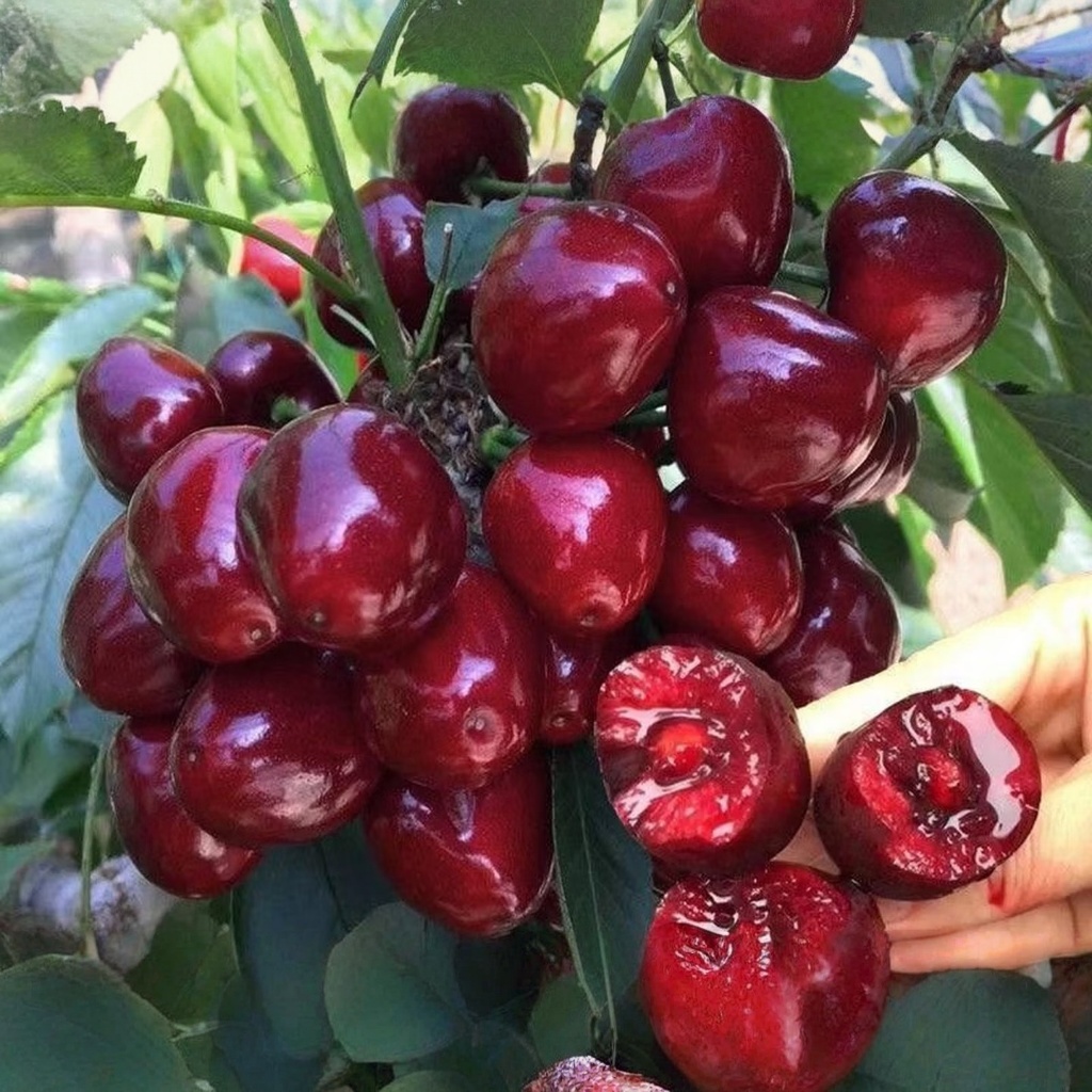 เมล็ดเชอรี่ หวานพันธุ์จีน 10 เมล็ด Cherry Seeds [ 10 เเถม 1 คละได้ ]