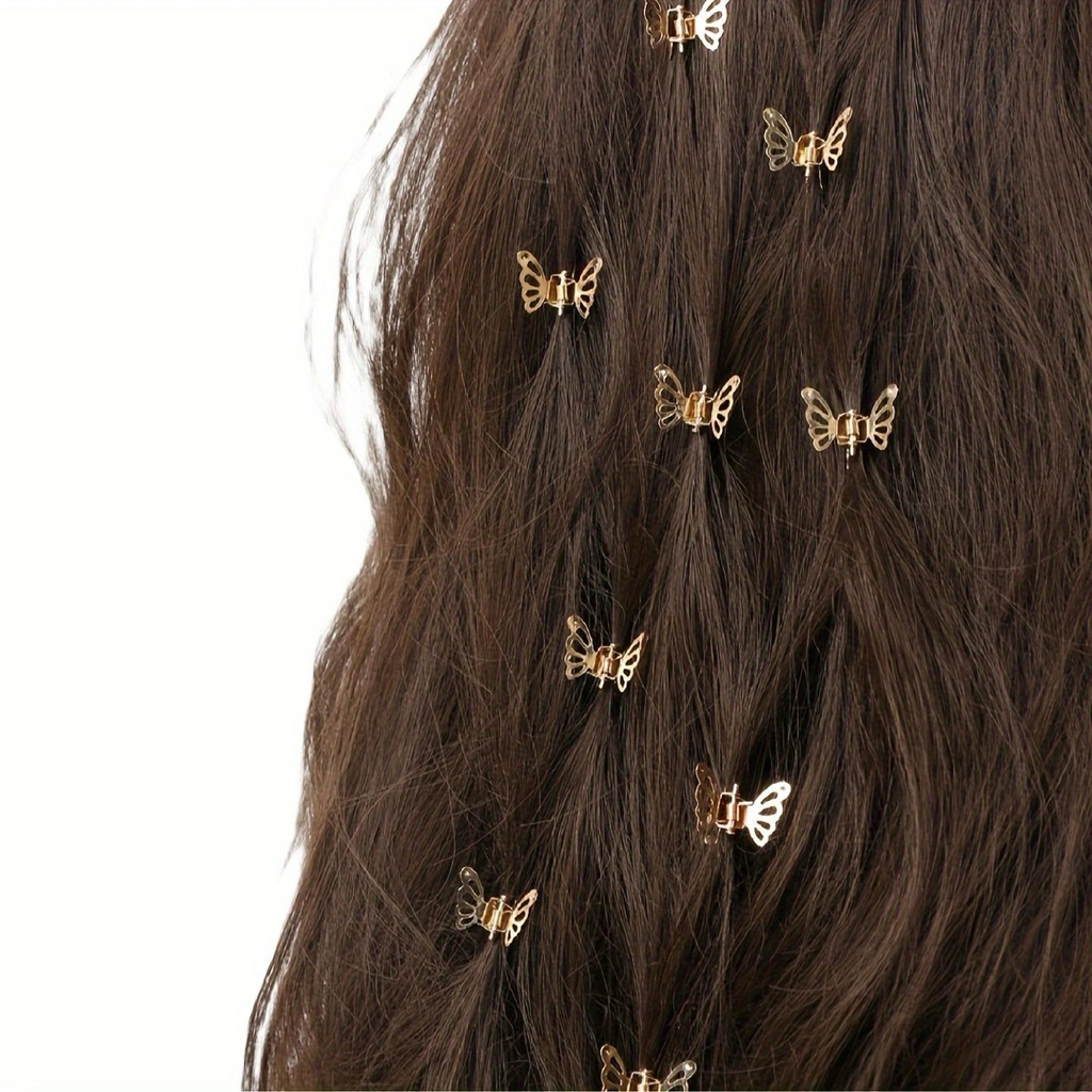 กิ๊บติดผ้าคลุมผม กิ๊ฟติดผม ลายผีเสื้อ กิ๊บติดฮิญาบ Mini Butterfly Hijab Clip เครื่องประดับฮิญาบ