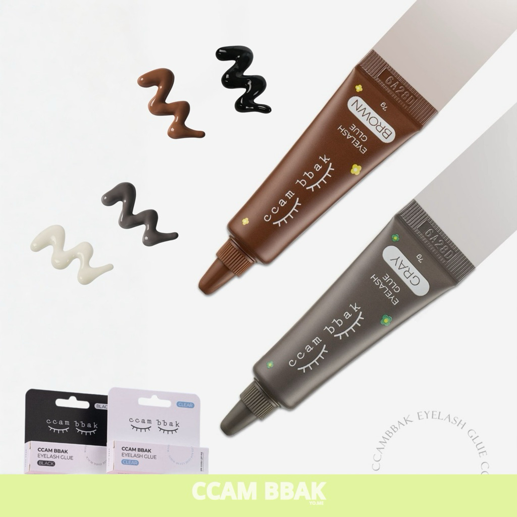 ˘พร้อมส่ง˘ Ccam bbak - eyelash glue กาวติดขนตาปลอม