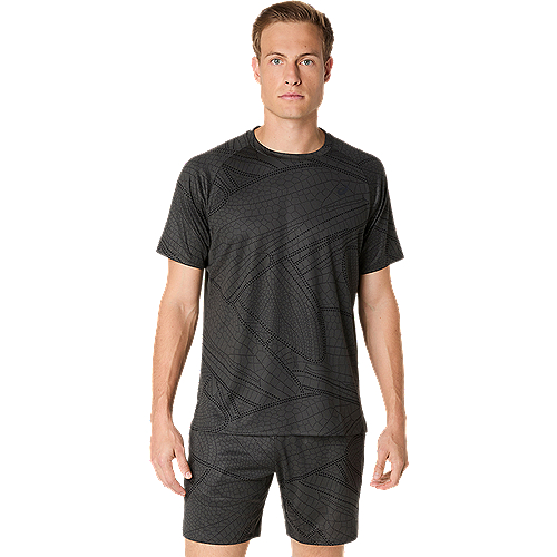 ASICS :  2031F199.020 ALL OVER PRINT SS TOP MEN เสื้อคอกลมผู้ชาย