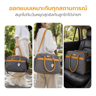 กระเป๋าเดินทางสัตว์เลี้ยง Petus pet carrier bag กระเป๋าใส่แมว กระเป๋าสุนัข ระบายอากาศดี ไม่อึดอัด กันน้ำ วัสดุพรีเมียม