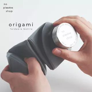 (พร้อมส่ง) Origami Bottle Foldable water bottle ขวดน้ำพับได้น้ำหนักเบา พกพาสะดวก หิ้วง่าย เที่ยวสะดวก
