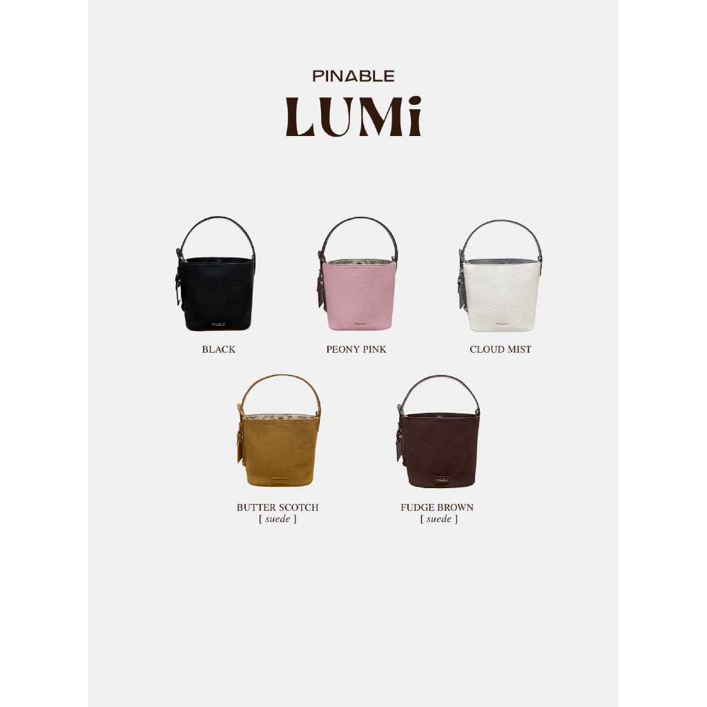 กระเป๋า PINABLE รุ่น LUMI 🌸🧺 (5สี)