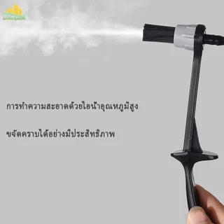 แปรงทําความสะอาดเครื่องชงกาแฟไอน้ํา แบบยาวพร้อมหัวแปรงแบบถอดได้ ทนอุณหภูมิสูง