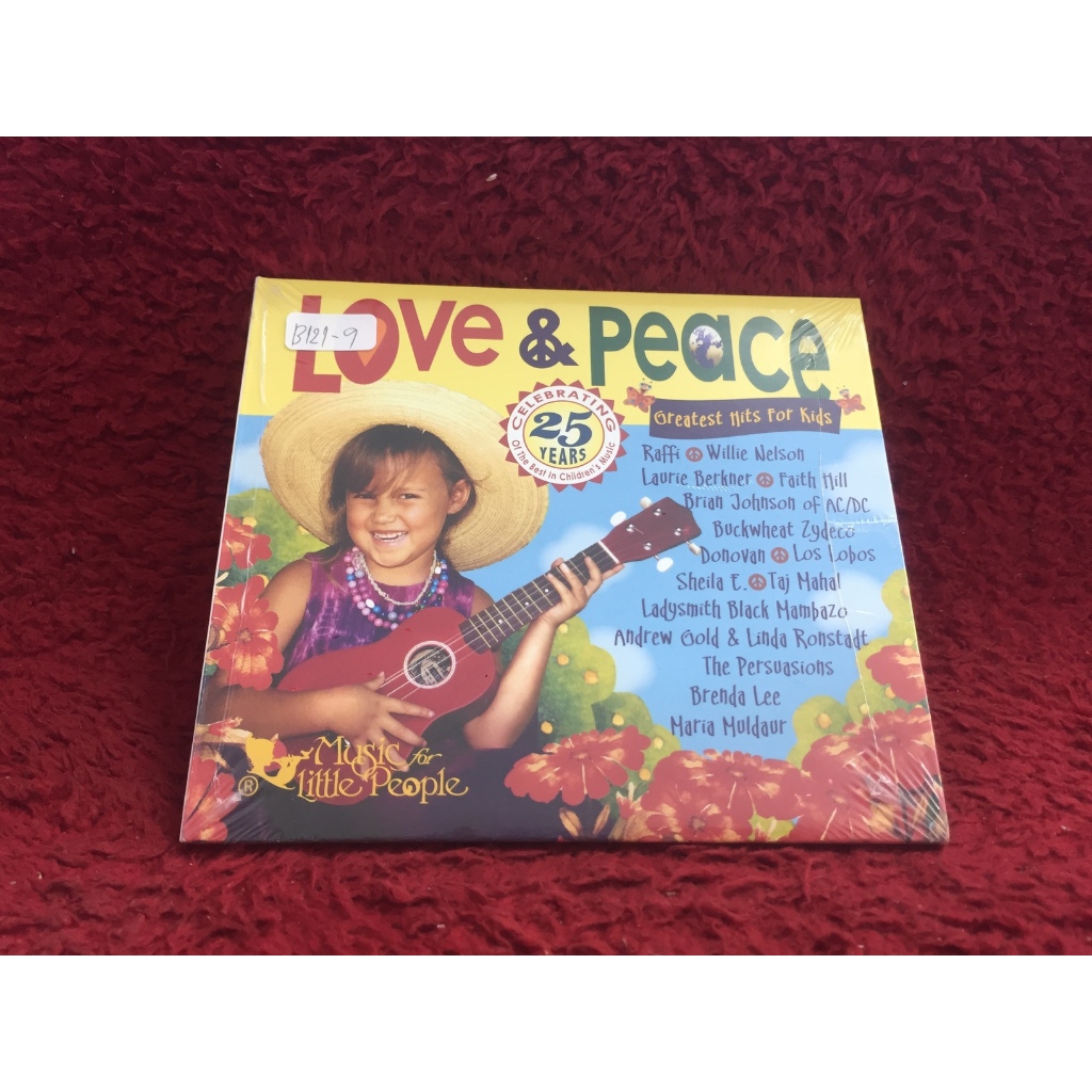CD Love & Peace: Greatest Hits for Kids สภาพตามปก B121-9