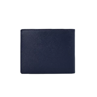 Guy Laroche กระเป๋าสตางค์หนัง พับสั้น 6 CARD สีกรมท่า รุ่น AGP08646S6NVS