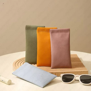 kingshopping (A1132）ซองใส่แว่นตาหนัง PU หนังนิ่ม น้ำหนักเบา พกพาสะดวก ทนทาน สําหรับใส่แว่นตา