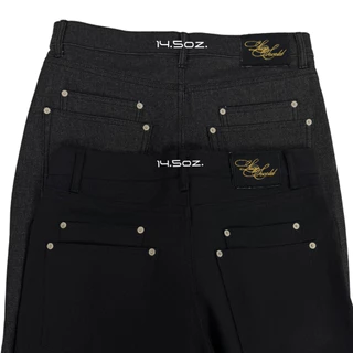 BLACK DUST BOOTCUT LUCYSOCOLD กางเกงยีนส์ กางเกงยีนส์ทรงบูทคัต
