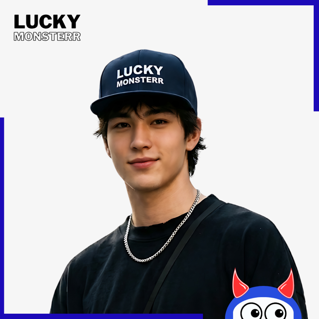 Lucky monsterr H04 หมวกฮิปฮอป