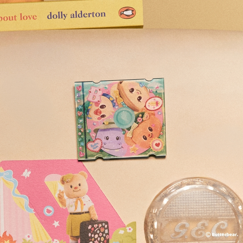 แม่เหล็กอะคริลิก แฮปปี้แคมเปอร์ส (Happy Campers Acrylic Magnet)