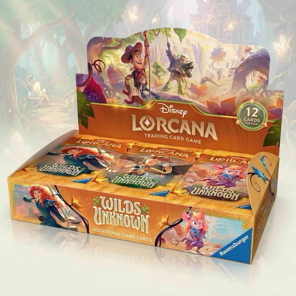 🇹🇭พร้อมส่งด่วนกทม🇹🇭Disney Lorcana TCG : Wilds Unknown Pre Release / Booster Box (Set 12) Eng ของแท้ 100% แยกซอง